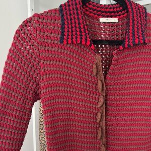 Prada crochet cardigan